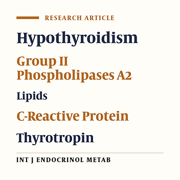 Serum Phospholipase A2-IIA, hs-CRP, and Lipids in Women With Subclinical Hypothyroidism