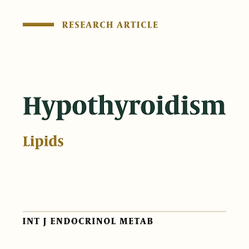 Alteration of Lipid Parameters in Patients With Subclinical Hypothyroidism
