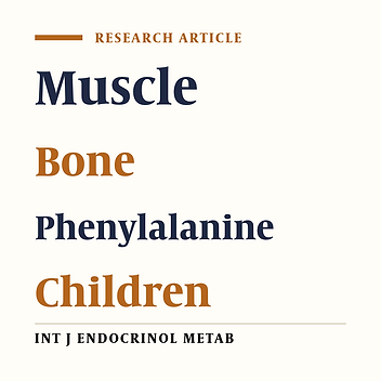 Body Composition Profile of Young Patients With Phenylketonuria and Mild Hyperphenylalaninemia