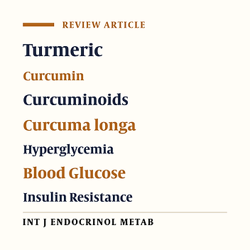 Anti-Hyperglycemic and Insulin Sensitizer Effects of Turmeric and Its Principle Constituent Curcumin