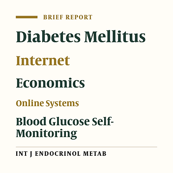 Cost-Benefit Analysis of Internet Therapeutic Intervention on Patients With Diabetes