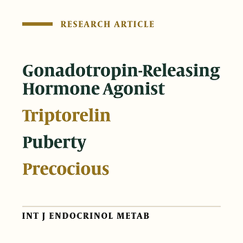 Gonadotropin-Releasing Hormone Agonist Therapy and Obesity in Girls