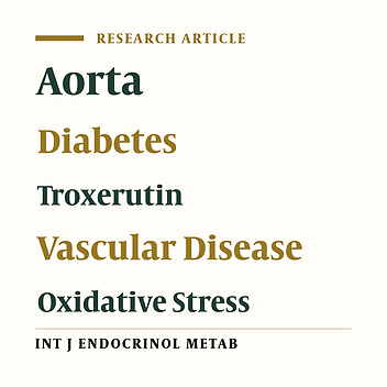 Beneficial Effect of Troxerutin on Diabetes-Induced Vascular Damages in Rat Aorta: Histopathological Alterations and Antioxidation Mechanism