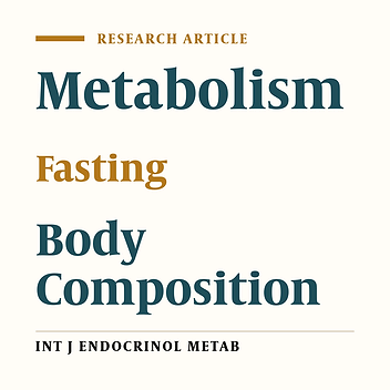 Ramadan Fasting Decreases Body Fat but Not Protein Mass