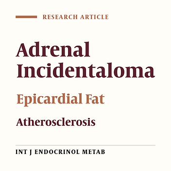 The Relationship Between Increased Epicardial Fat Thickness and Left Ventricular Hypertrophy and Carotid Intima-Media Thickness in Patients With Nonfunctional Adrenal Incidentaloma