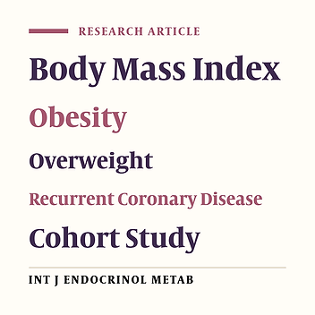 Obesity Paradox and Recurrent Coronary Heart Disease in a Population-Based Study: Tehran Lipid and Glucose Study