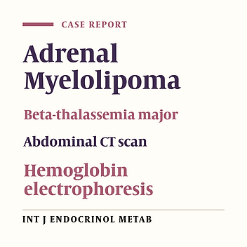Giant Adrenal Myelolipoma Associated with Beta?Thalassemia: A Case Report