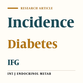 Comparison between Diabetes Incidence Using Different Cut Points of IFG in Tehran