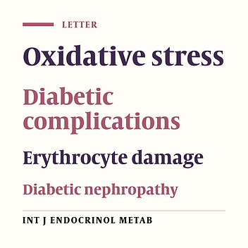 How important is oxidative stress-mediated erythrocyte damage to diabetic complications?