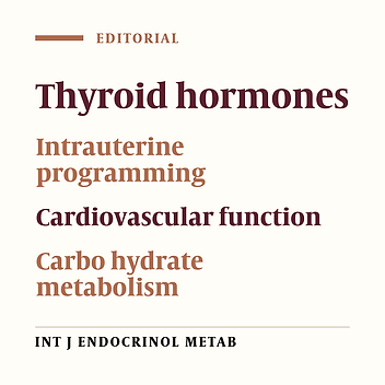 Importance of thyroid hormones in intrauterine programming