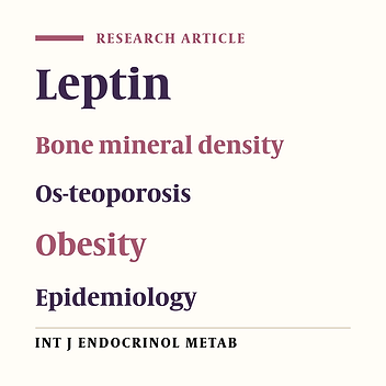 Leptin and Bone Mineral Density in Healthy Postmenopausal Iranian Women: A Population-based Study
