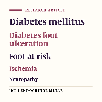 The Foot at Risk in Nigerians With Diabetes Mellitus-The Nigerian Scenario
