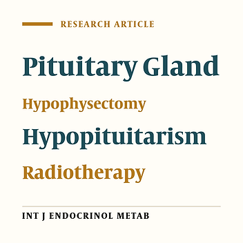 Assessment of Cognitive Function, Mood, and Quality of Life in Hypopituitary Patients After Pituitary Adenomectomy With or Without Radiotherapy