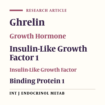 Circadian rhythm of acylated ghrelin, leptin, growth hormone, IGF-1, IGFBP-1 and IGFBP-3
