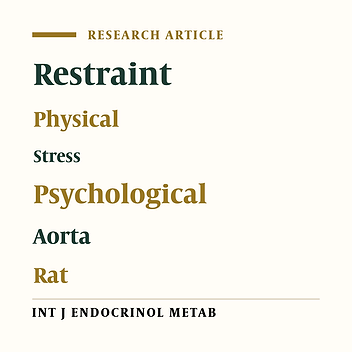 Diminished Response of Isolated Aorta Chronic Physical and Psychological Stress and its Reversibility in Rats