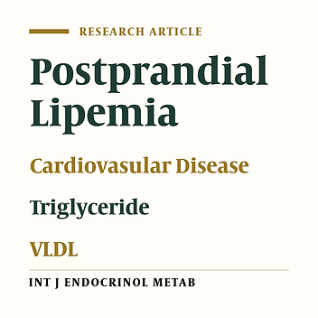 Postprandial Peaking and Plateauing of Triglycerides and VLDL in Patients with Underlying Cardiovascular Diseases Despite Treatment