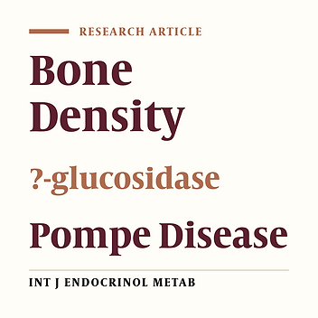 Bone density in patients with late onset Pompe disease