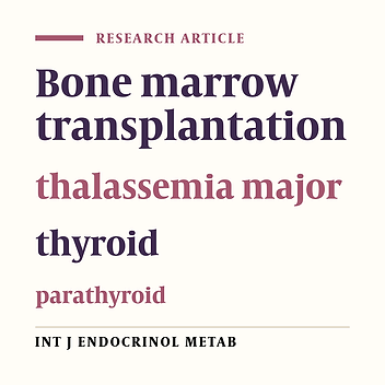 Thyroid, Parathyroid and Gonadal Function, and Glucose Tolerance After Bone Marrow Transplantation and Chemotherapy