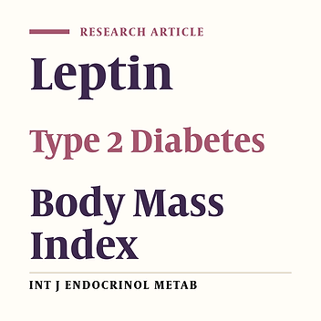 Serum Leptin Level Is Reduced in Non-Obese Subjects with Type 2 Diabetes