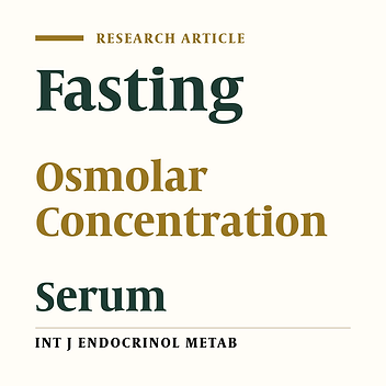 The Effect of Ramadan Fasting and Physical Activity on Body Composition, Serum Osmolarity Levels and Some Parameters of Electrolytes in Females