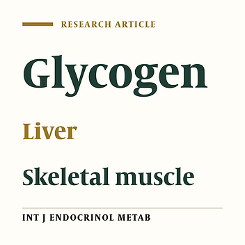 Effects of different endurance training intensities on resting levels of skeletal muscle and liver glycogen concentrations in male rats