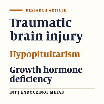 Traumatic Injury to the Brain and Endocrine Evaluation of the Anterior Pituitary a Year After the Event (The TRIBE Study)