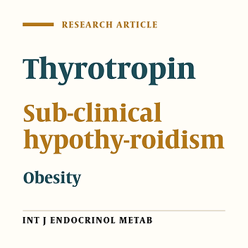Trends of Serum Thyrotropin Concentration and Associated Factors in Urban Pakistan (Karachi)