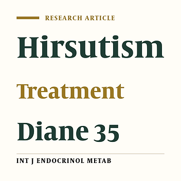A Comparative Study of Diane?35 plus Spironolactone and Diane ?35 Plus Finasteride in Cases of Hirsutism and Acne