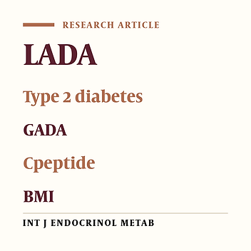 Latent Autoimmune Diabetes of Adults in Latakia, Syria