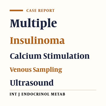 Localization of Multiple Pancreatic Insulinoma by Intra-arterial Calcium Stimulation with Hepatic Venous Sampling and Intra-operative Ultrasound Imaging: a Case Report