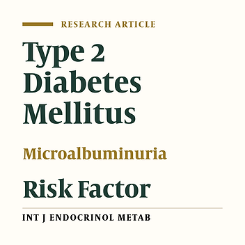Prevalence and Risk Factors of Microalbuminuria in Type 2 Diabetic Patients in a Diabetic Clinic of Ardabil-Iran