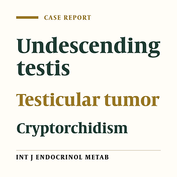 Testicular Tumor Associated With A History Of Contralateral Undescended Testis: A Case Report