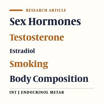Ethnicity, Smoking and Body Composition Influence Testosterone and Estradiol Levels in Healthy Young Adult Men in Malaysia: A Pilot Study
