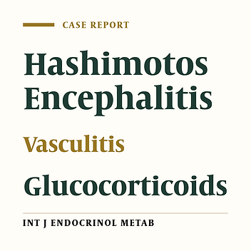 Hashimoto Encephalopathy: A Rare Intricate Syndrome