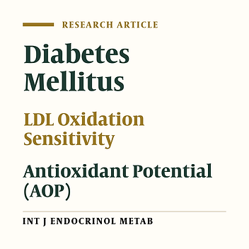 Reduced Antioxidant Potential of LDL Is Associated With Increased Susceptibility to LDL Peroxidation in Type II Diabetic Patients