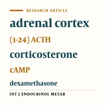 Age-Related Changes in the In Vivo Adrenocortical Production of cAMP and Corticosterone in Response to Exogenous ACTH in Long-Evans Female Rats