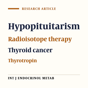 Recombinant Human Thyrotropin for Management of Metastatic Differentiated Thyroid Carcinoma in Patients With Deficient Reserve of Endogenous Thyrotropin
