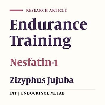 Liver and Plasma Nesfatin-1 Responses to 6 Weeks of Treadmill Running With or Without Zizyphus Jujuba Liquid Extraction in Female Rat