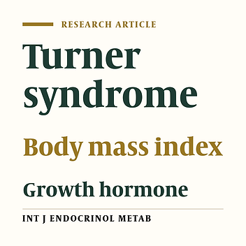 Body Mass Index in Turner Syndrome Before and After Growth Hormone Therapy