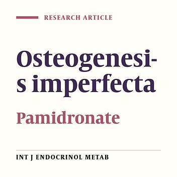 Cyclic Pamidronate Therapy in Children with Osteogenesis Imperfecta