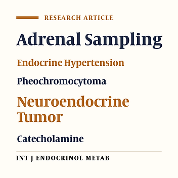 Diagnosis of Small Adrenal Pheochromocytomas by Adrenal Venous Sampling with Glucagon Stimulation Test