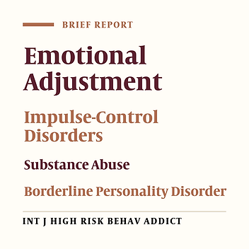Evaluation of Emotional Self-Awareness and Impulse Control in Drug-Dependent Individuals With and Without Borderline Personality Characteristics Undergoing Methadone Maintenance Treatment (MMT)