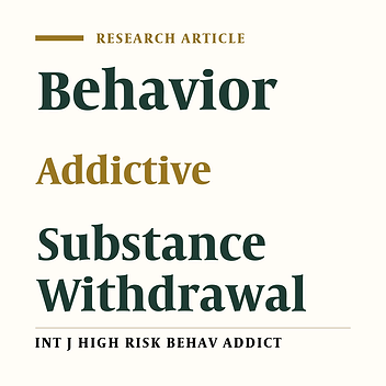Addiction Abstinence as an Accessible Experience: A Phenomenological Study