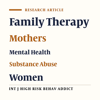 Mothers in Substance Abuse Recovery: Perspectives on Motivators, Challenges and Family Involvement