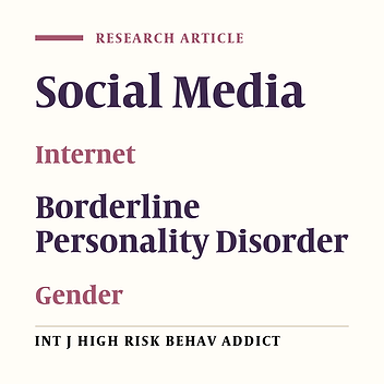 Contributions of Psychopathological and Interpersonal Variables to Problematic Facebook Use in Adolescents and Young Adults