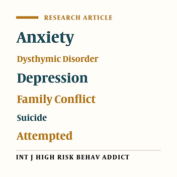 Family Relationships and Suicide Ideation: The Mediating Roles of Anxiety, Hopelessness, and Depression in Adolescents