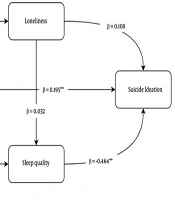 The Mediating Role of Sleep Quality and Feeling of Loneliness in the Relationship Between Childhood Trauma and Suicidal Ideation Among Adolescents