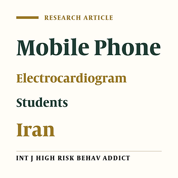 Studying the Effects of Mobile Phone Waves on Electro Cardiogram Parameters of Students in Zahedan University of Medical Sciences