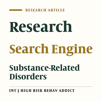 Comparison of Four Search Engines and their efficacy With Emphasis on Literature Research in Addiction (Prevention and Treatment)