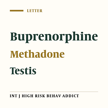 The Effects of Methadone and Buprenorphine on Testis of Rats